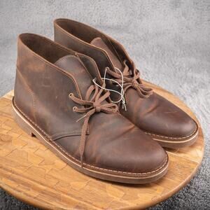 15522 Clark's Men's Bushacre 2 Beeswax Chukka Boot Size 11